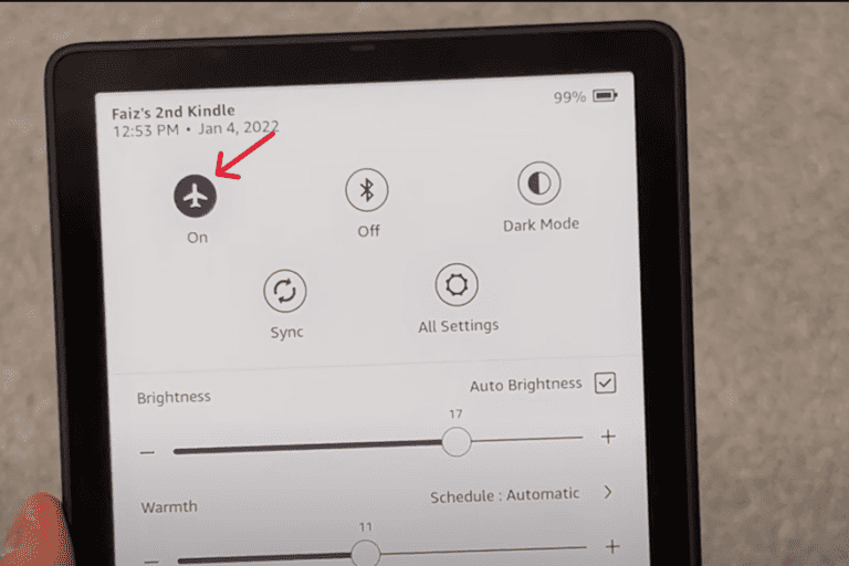 Extend the Battery Life of Your E-Reader Kindle Airplane Mode