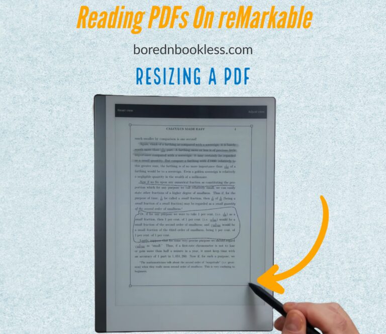 PDfs on reMarkable 2