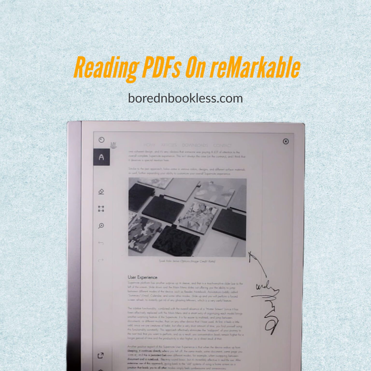 Reading PDFs On reMarkable 2 A Comprehensive Guide BorednBookless