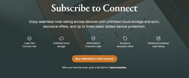 reMarkable Connect Subscription