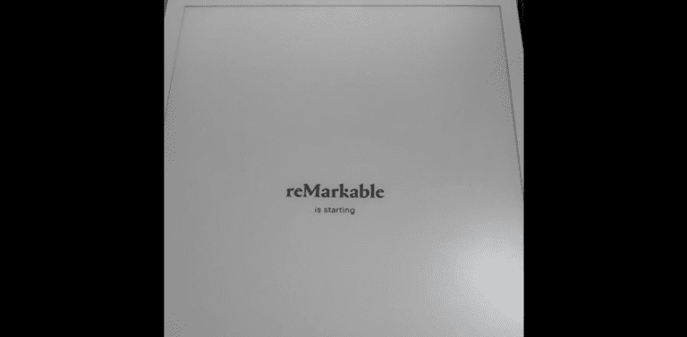 reMarkable is starting loop