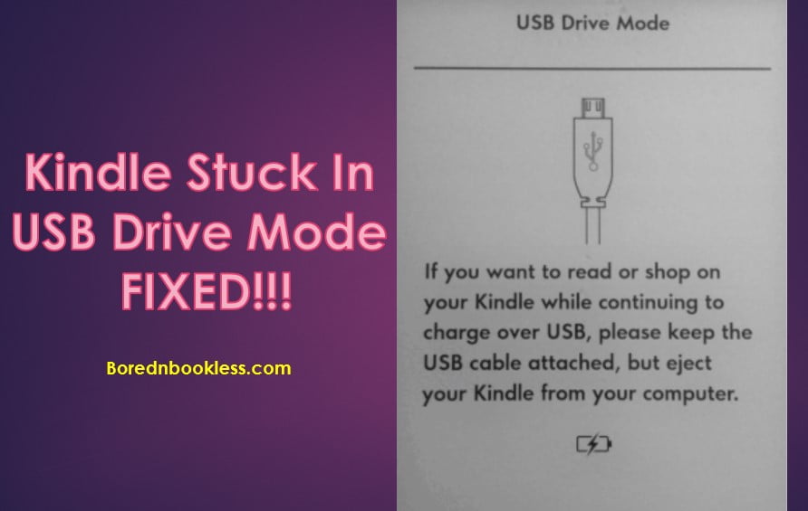 Kindle Stuck In USB Drive Mode