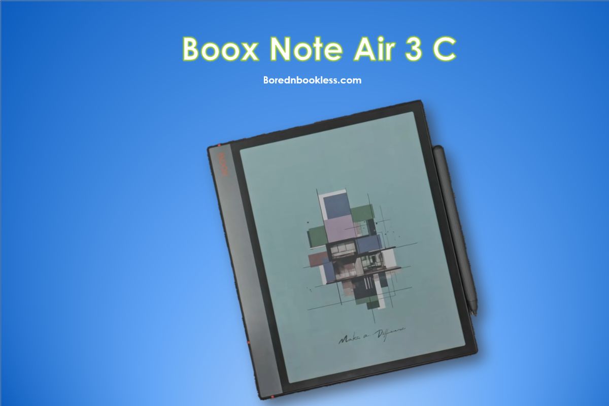 Onyx Boox Note Air3 C with free magnetic case and stylus