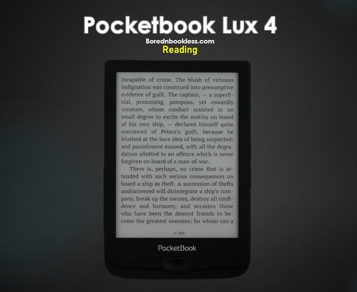 Pocketbook Lux 4 Reading