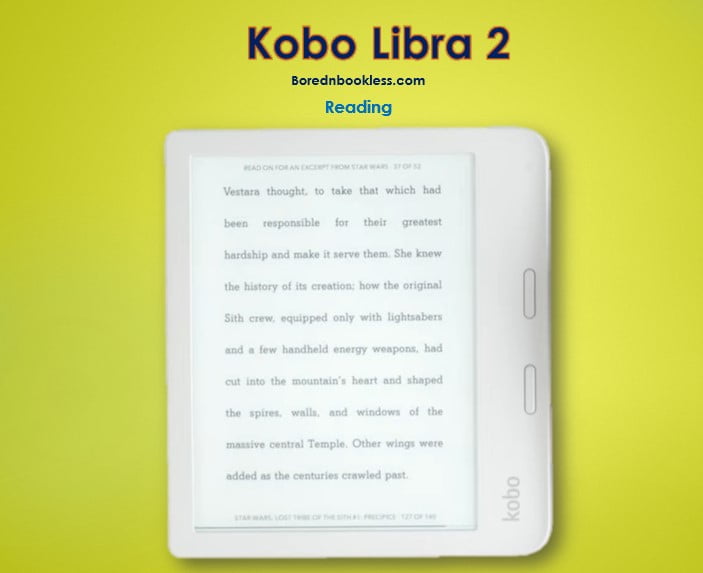 Kobo Libra 2 Reading