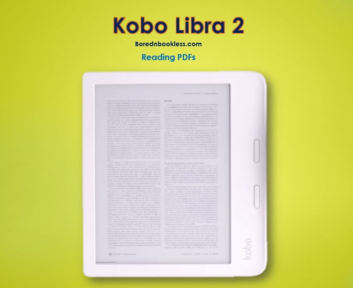 Kobo Libra 2 Home Page