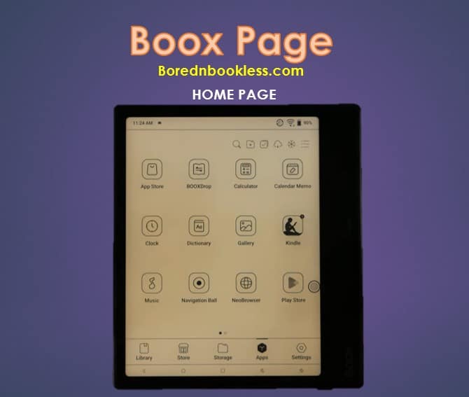 Boox Page Home Page