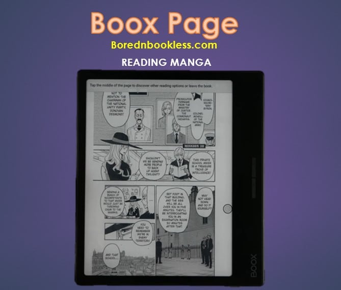 Boox Page Reading Manga