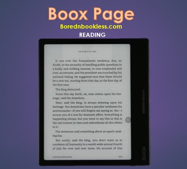 Boox Page Reading