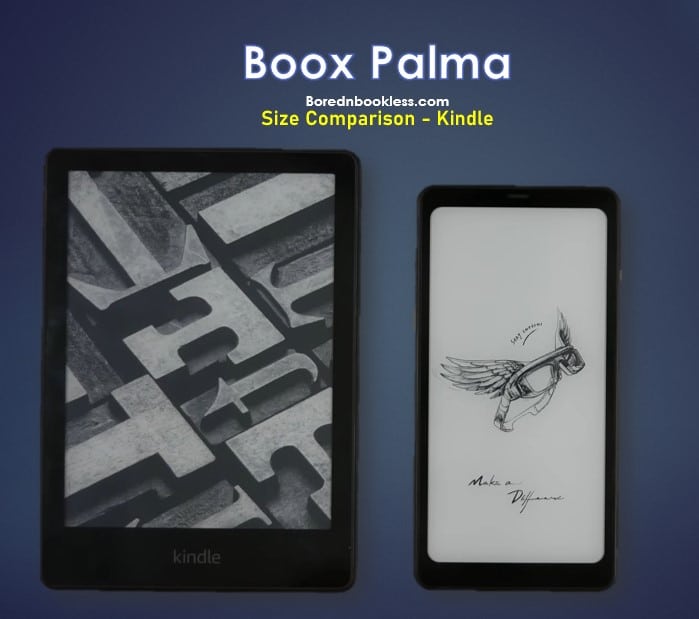 Boox Palma Comparison with Kindle