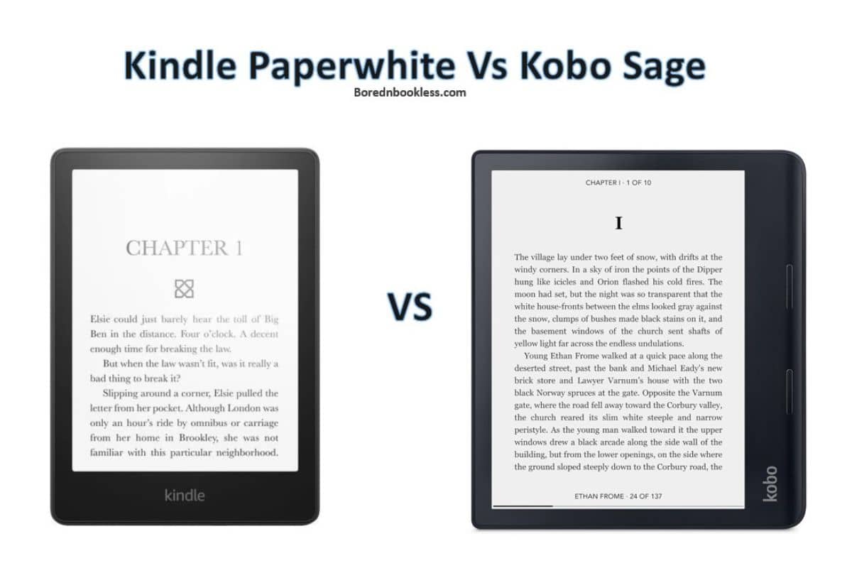 Kindle Paperwhite Vs Kobo Sage