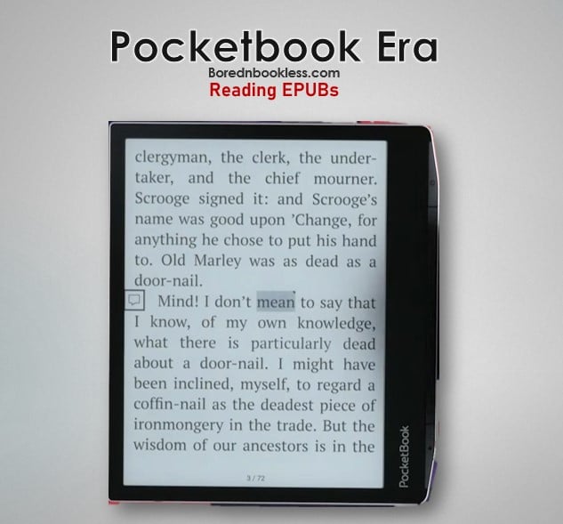 Pocketbook Era Reading EPUBs