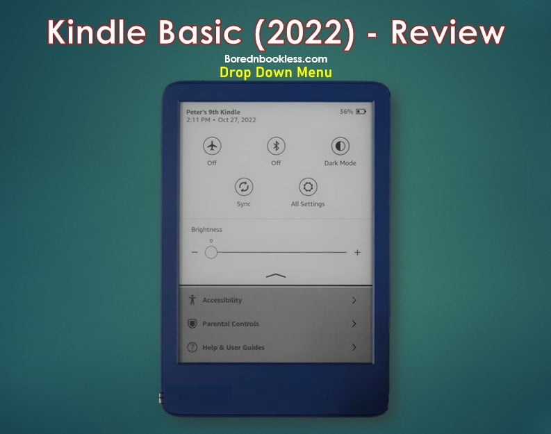 Kindle Basic 2022 Display