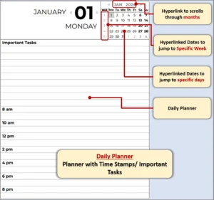 Calendar Template for Kindle Scribe