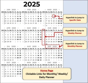 Calendar Template for Kindle Scribe