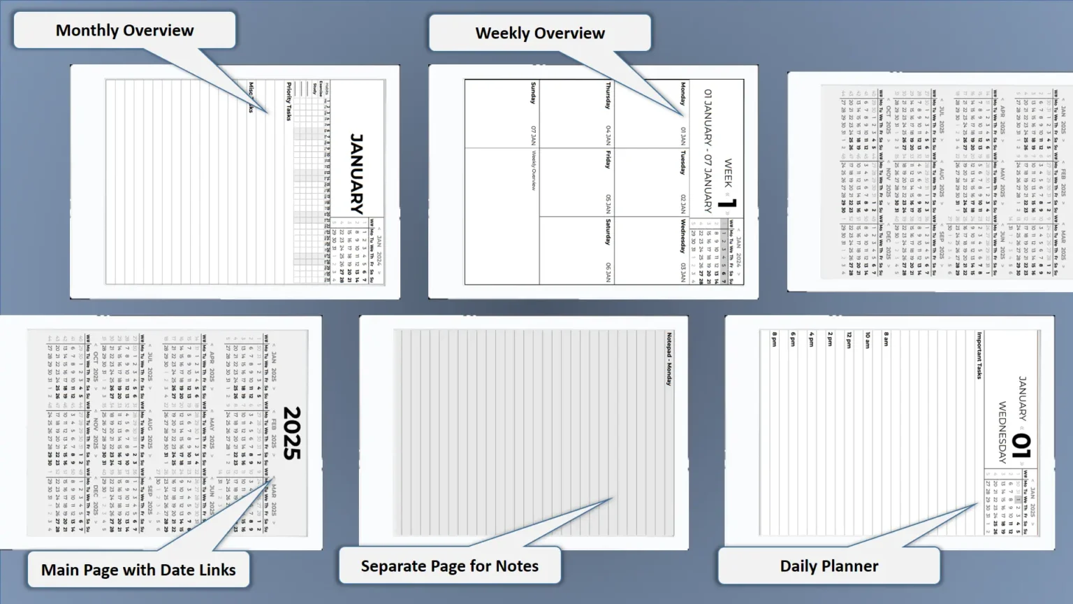 Calendar for Supernote A5x