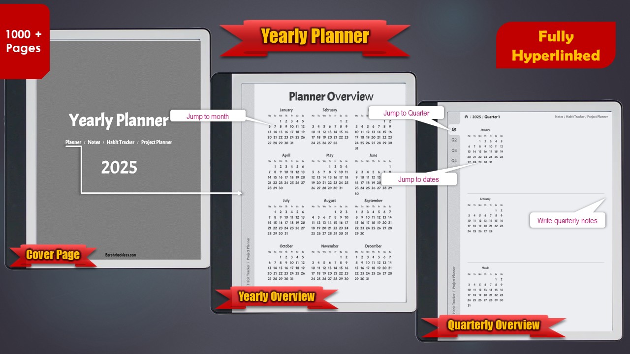 Daily Planner for Kindle Scribe