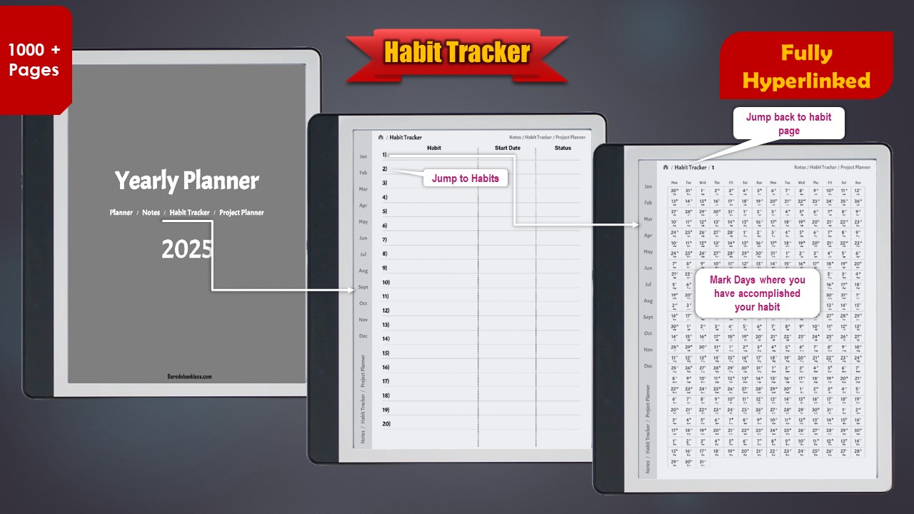 Daily Planner for Kindle Scribe